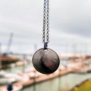 State Quarter Domed Coin Necklace
